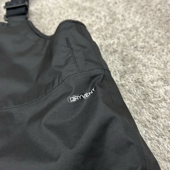 The North Face Dryvent Bib Overalls Kid's Size 6T Black Snow Winter - Picture 9 of 15